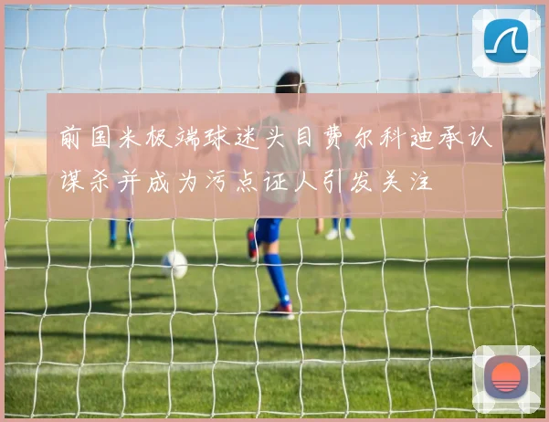前国米极端球迷头目费尔科迪承认谋杀并成为污点证人引发关注